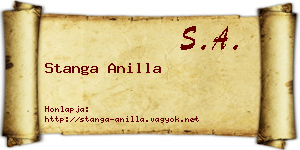 Stanga Anilla névjegykártya
